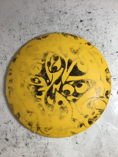 Vist Large View of Product Image Which is Used Lightning DRIVER Disc Golf Driver Yellow 160g