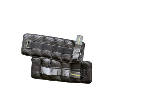 Vist Large View of Product Image Which is Used Golds Gym Ankle Weights Black 2.5 lb