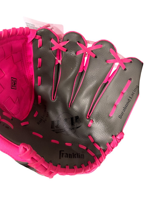 Vist Large View of Product Image Which is Used Franklin RTP 10.5 BB/SB Glove RH Throw Pink 10 1/2"