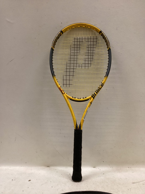 Vist Large View of Product Image Which is Used Prince AIR SCREAM OS Adult Tennis Racquet Yellow 4 3/8"