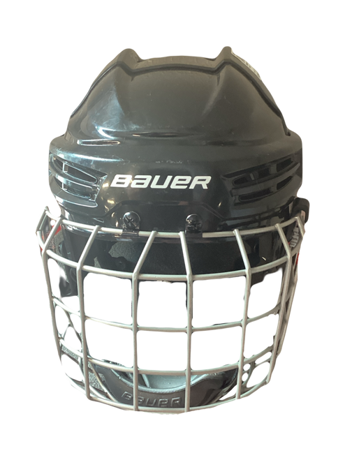Vist Large View of Product Image Which is Used Bauer IMS 5.0 Helmet Cage Combo Black LG