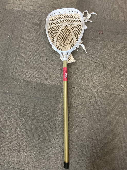 Vist Large View of Product Image Which is Used STX FIDDLE STX Junior Goalie Stick White