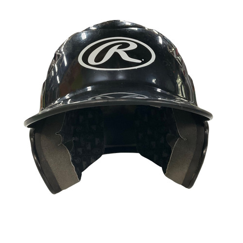 Vist Large View of Product Image Which is Used Rawlings BASEBALL BATTING HELMET Batting Helmet No Mask Black SM