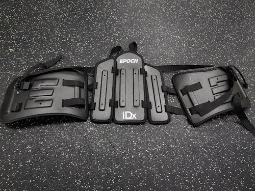 Vist Large View of Product Image Which is Used Epoch IDX Lacrosse Rib Pads Black LG
