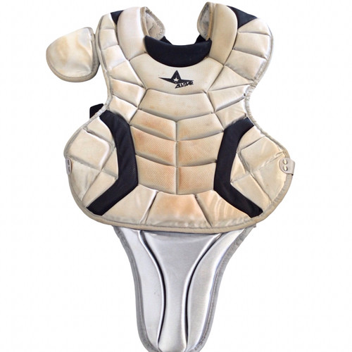 Vist Large View of Product Image Which is Used All-Star ALL-STAR CHEST PROTECTOR Catchers Chest Protector Grey Adult