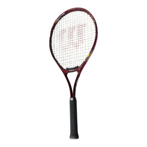 Vist Large View of Product Image Which is Used Wilson SUPER HIGH BEAM SERIES Adult Tennis Racquet Red Unknown