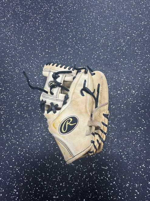 Vist Large View of Product Image Which is Used Rawlings HEART OF THE HIDE PROR314 BB/SB Glove RH Throw Tan 11 1/2"
