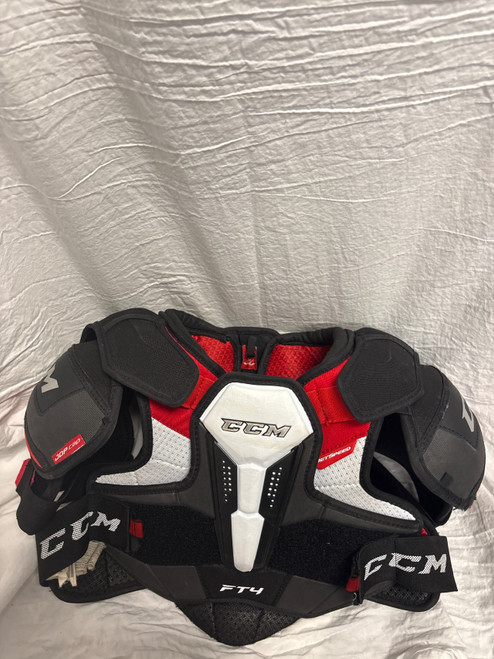 Vist Large View of Product Image Which is Used CCM JETSPEED FT4 SP Junior Shoulder Pads SM