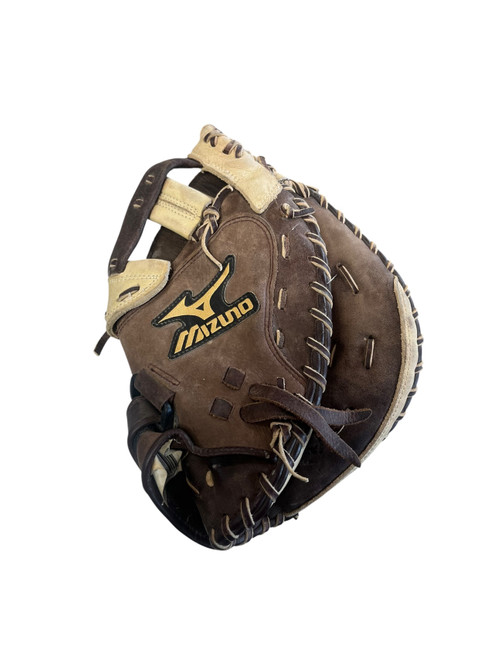 Vist Large View of Product Image Which is Used Mizuno GLS82 BB/SB Catchers RH Throw Brown 33"