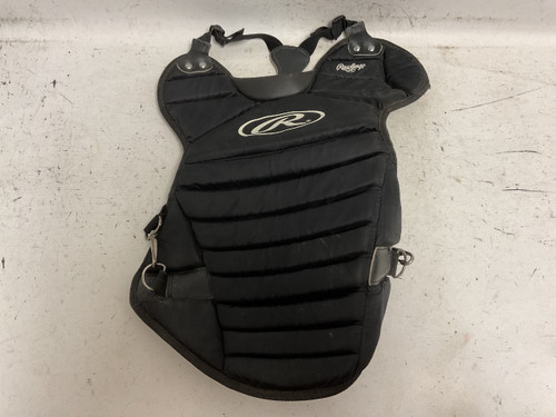 Vist Large View of Product Image Which is Used Rawlings AGP Catchers Chest Protector Black Adult