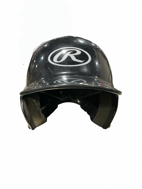 Vist Large View of Product Image Which is Used Rawlings TBALL HELMET Batting Helmet No Mask Black SM