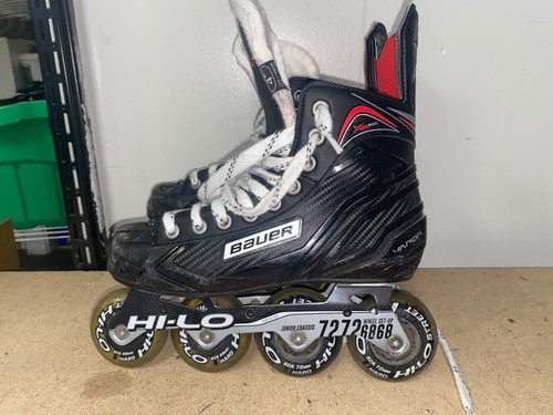 Vist Large View of Product Image Which is Used Bauer XR500 Junior Rec Fitness Skates None Junior 04