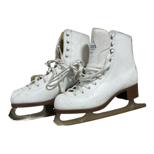 Vist Large View of Product Image Which is Used Glacier JACKSON 120 WomensFigure Skate White Senior 8