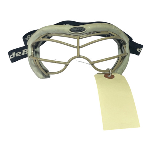 Vist Large View of Product Image Which is Used DeBeer GOGGLES Lacrosse Facial Protect Grey Senior