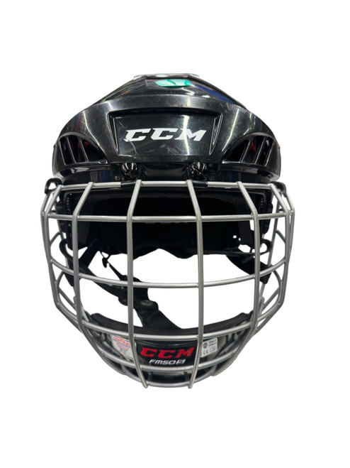 Vist Large View of Product Image Which is Used CCM 50 Helmet Cage Combo Black SM