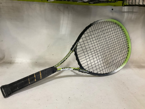 Vist Large View of Product Image Which is Used Wilson OS 500 Adult Tennis Racquet Black 4 3/8"