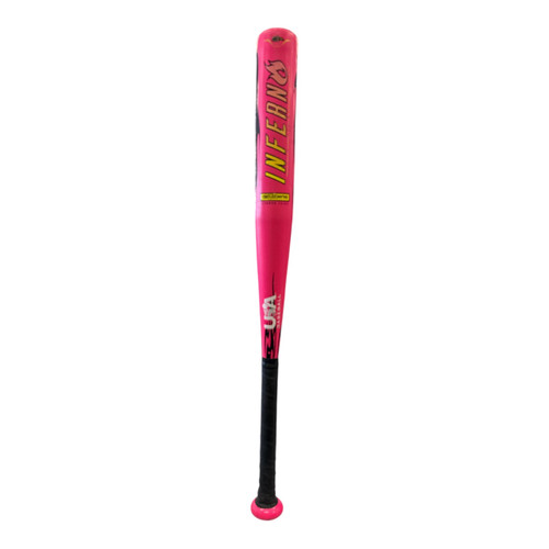 Vist Large View of Product Image Which is Used Franklin INFERNO BB/SB Fastpitch Bat Neon Pink 25"