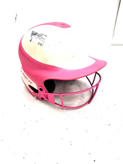 Vist Large View of Product Image Which is Used RIP-IT 6 - 6 7/8 INCH Batting Helmet w/Mask Pink One Size