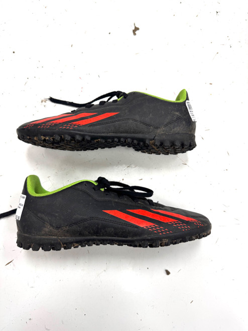 Vist Large View of Product Image Which is Used Adidas Soccer Turf Shoes Black Youth 06.0