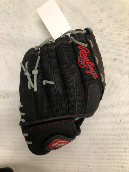 Vist Large View of Product Image Which is Used Rawlings RENEGADE BB/SB Glove RH Throw Black 13"