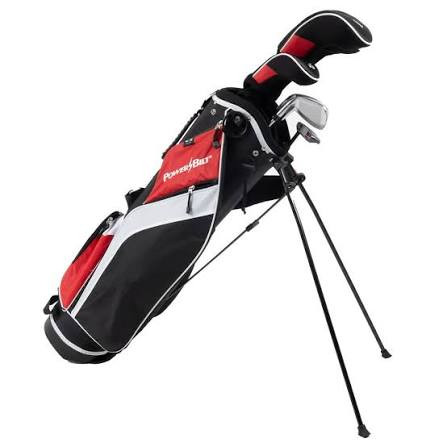 Vist Large View of Product Image Which is Used Powerbilt TOUR BILT Mens Package Set RH Black And Red 8 Piece