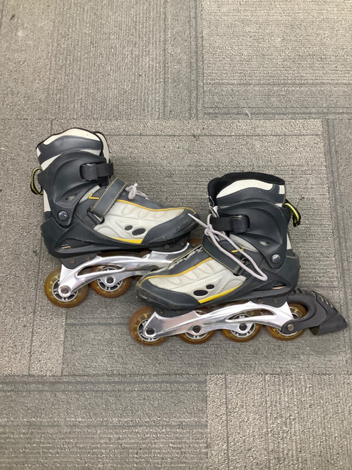 Vist Large View of Product Image Which is Used Rollerblade MENS PERFORMANCE Senior Roller Quad Skates Grey Senior 6