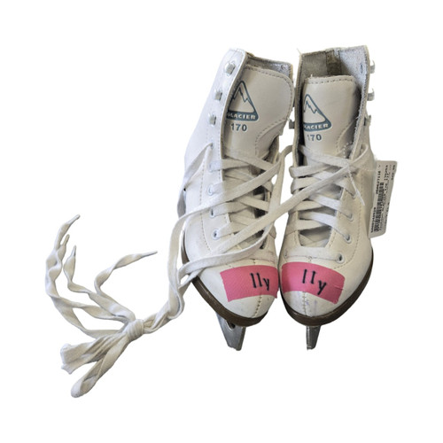 Vist Large View of Product Image Which is Used Jackson GLACIER 170 11Y Girls Figure Skate White Youth 11.0