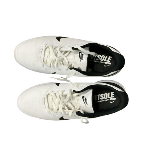 Vist Large View of Product Image Which is Used Nike Mens Golf Shoes White Senior 10
