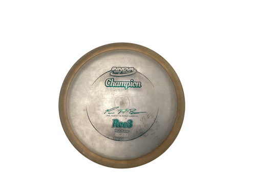 Vist Large View of Product Image Which is Used Innova CHAMPION ROC3 Disc Golf Mid Range Yellow