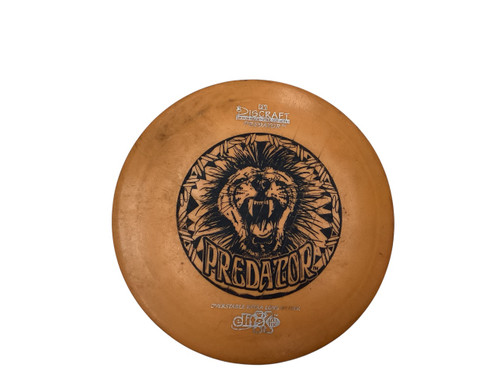 Vist Large View of Product Image Which is Used Discraft PREDATOR DRIVER Disc Golf Driver Orange