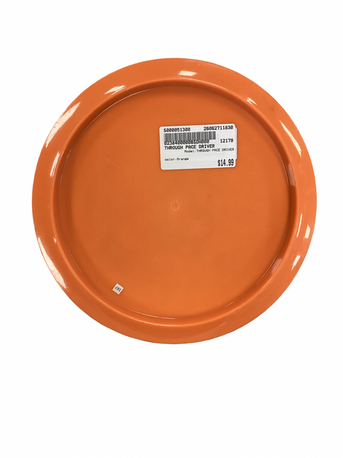 Vist Large View of Product Image Which is THROUGH PACE DRIVER Disc Golf Driver Orange