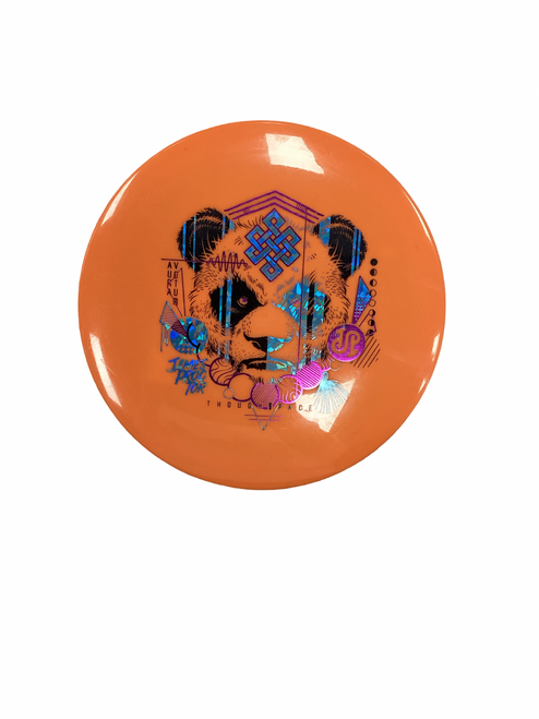 Vist Large View of Product Image Which is THROUGH PACE DRIVER Disc Golf Driver Orange