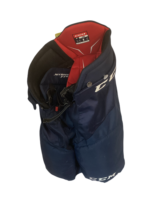 Vist Large View of Product Image Which is Used CCM JETSPEED Junior Pant Navy Blue LG