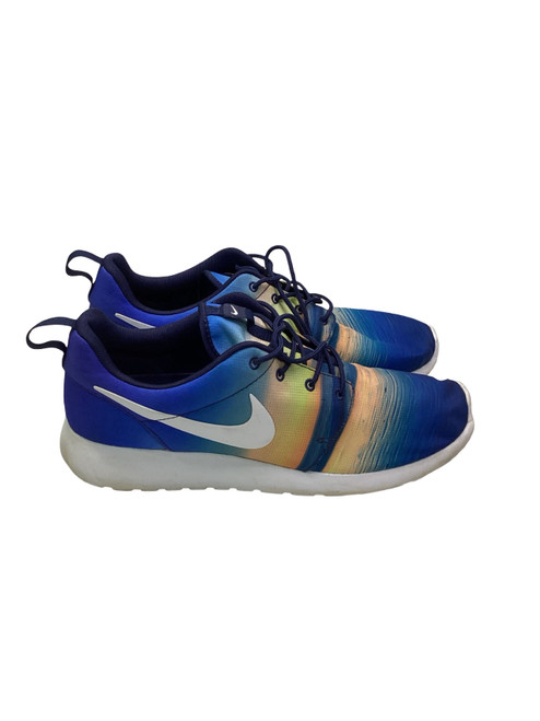 Vist Large View of Product Image Which is Used Nike ROSHERUN Running/X-Train Shoes M Royal Blue Senior 10.5