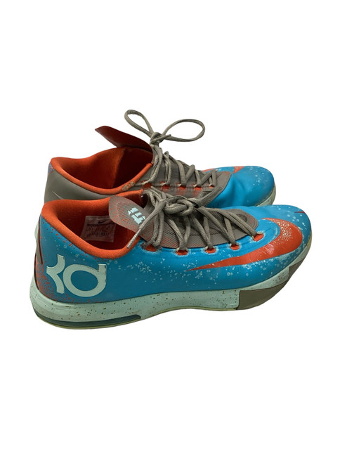 Vist Large View of Product Image Which is Used Nike KD VI Basketball Shoes M Carolina Blue Senior 10.5