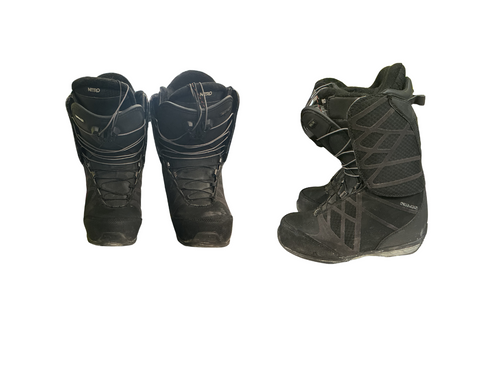 Vist Large View of Product Image Which is Used Nitro REDUCER Mens Snowboard Boots Black Senior 8