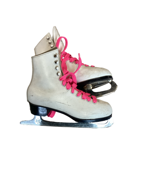 Vist Large View of Product Image Which is ENDORSED Girls Figure Skate White Junior 03
