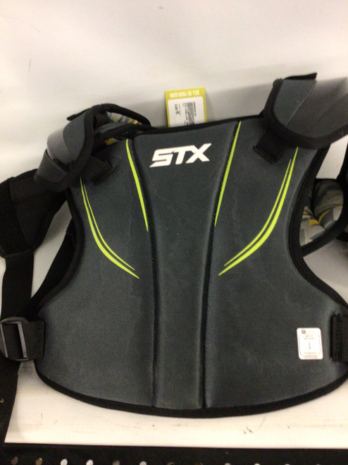 Vist Large View of Product Image Which is Used STX STALLION 200+ Lacrosse Shoulder Pads Black MD