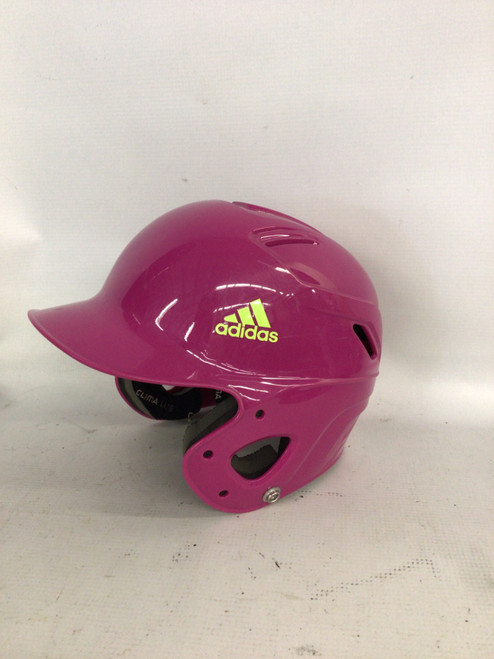 Vist Large View of Product Image Which is Used Adidas CLIMALITE Batting Helmet No Mask Pink SM