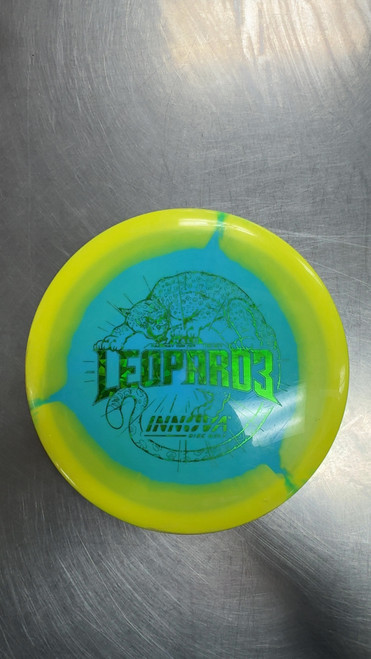 Vist Large View of Product Image Which is Used Innova HALO STAR LEOPARD Disc Golf Driver Yellow