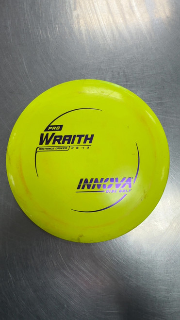 Vist Large View of Product Image Which is Used Innova WRAITH Disc Golf Driver Yellow