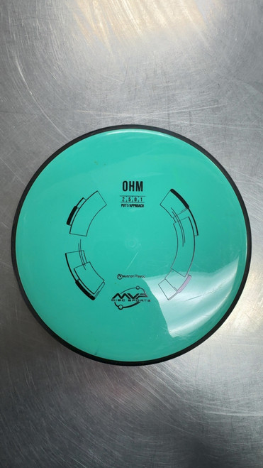 Vist Large View of Product Image Which is Used MVP OHM Disc Golf Putter Green