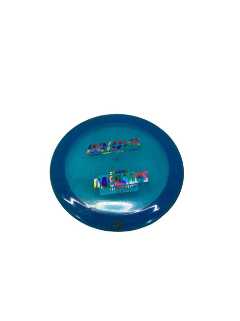 Vist Large View of Product Image Which is Used Innova CHAMPION DAEDALUS Disc Golf Driver Royal Blue 173g