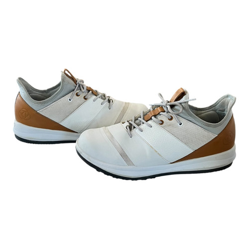 Vist Large View of Product Image Which is Used Athalon Mens Golf Shoes White Senior 12