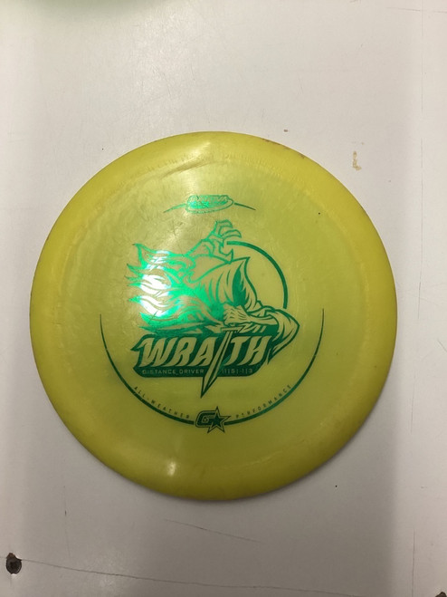 Vist Large View of Product Image Which is Used Innova WRAITH Disc Golf Driver Yellow 169g