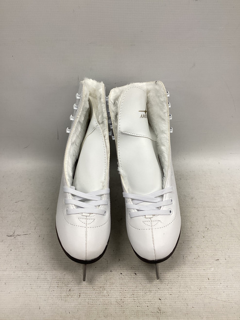 Vist Large View of Product Image Which is Used American Athletic FIGURE SKATES WomensFigure Skate White Senior 6