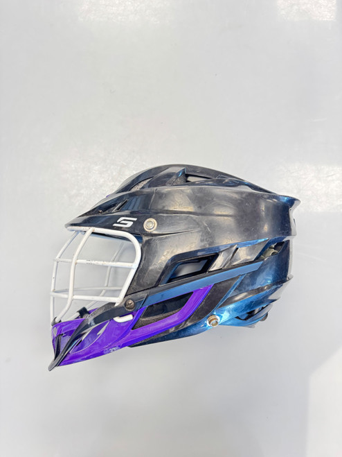 Vist Large View of Product Image Which is Used Cascade S Lacrosse Helmet Black One Size