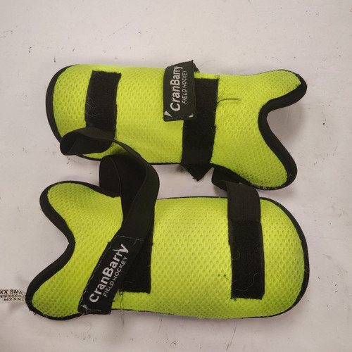 Vist Large View of Product Image Which is Used Cranbarry FH Shin Guards Yellow 8"