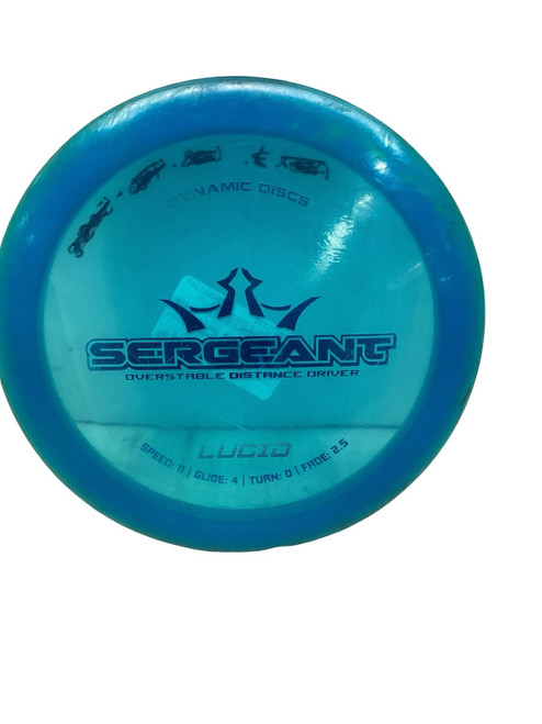 Vist Large View of Product Image Which is Used LUCID SERGEANT DRIVER Disc Golf Driver Royal Blue