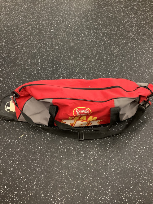 Vist Large View of Product Image Which is Used Louisville Slugger BAT BAG BB/SB Player Carry Bag Red